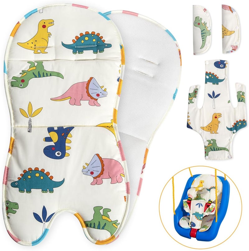 FEISIKE Toddler Swing Cushion - Baby Swing Outdoor Seat Insert Pad Compatible with Little Tikes Swings for Toddlers Age 1-3, Detachable and Washable(Swing Not Included)-AMB241 - Image 2